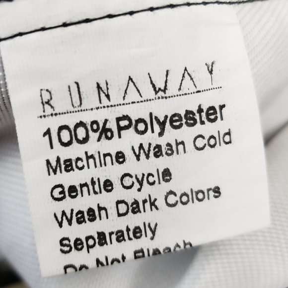 Runaway Women's Cheetah Print Ruffle Side Slit Asymmetrical Midi Skirt Sz 8 - Picture 12 of 15